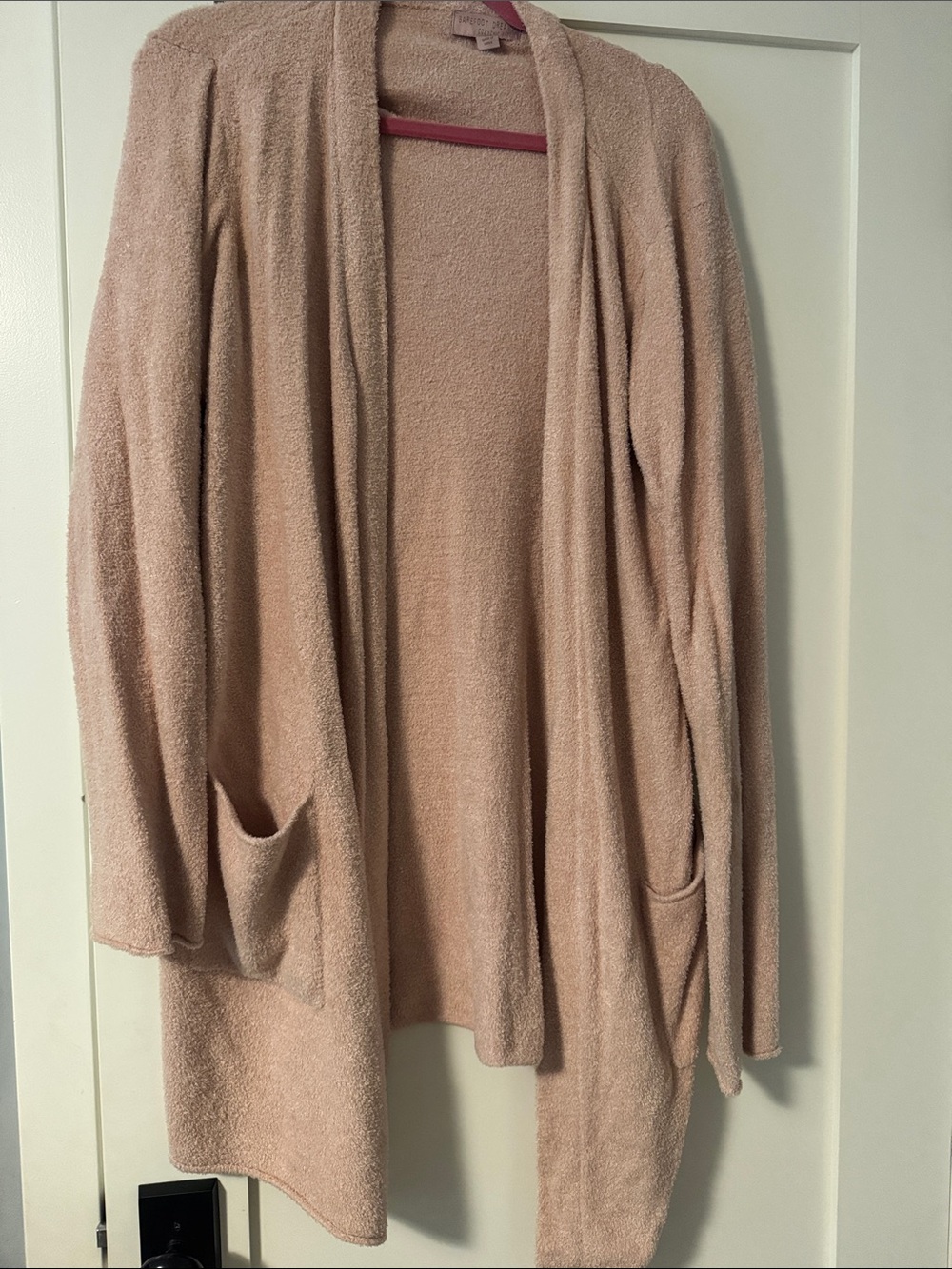 Barefoot Dreams Open-Front Cozy Cardigan - Dusty Pink